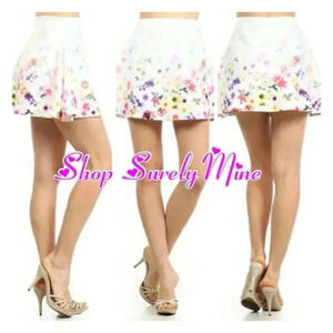 Skater skirt floral print